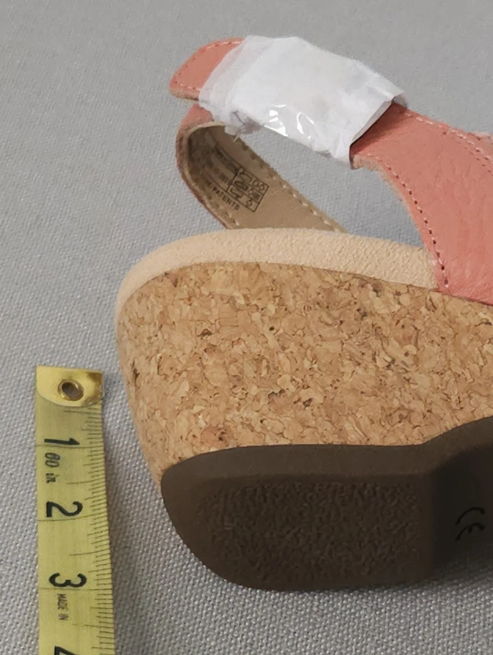 Vionic Kaytie‎ Cork Wedge Sandal 10 Clay Coral Coastal Grandmother Quiet Luxury
